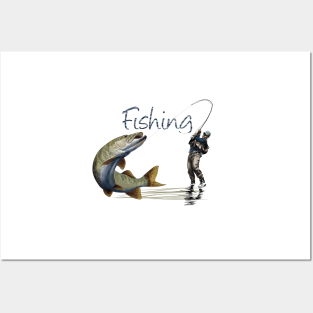 Fishing Posters and Art